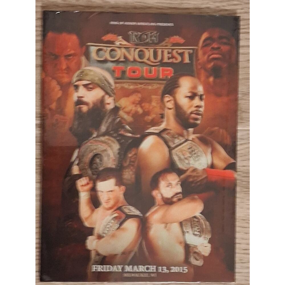 ROH Wrestling Conquest Tour 3-13-15 (DVD) reDragon, Jay Briscoe, Jay Lethal NEW